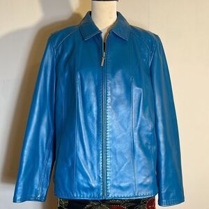 EMARLD LEATHER COAT